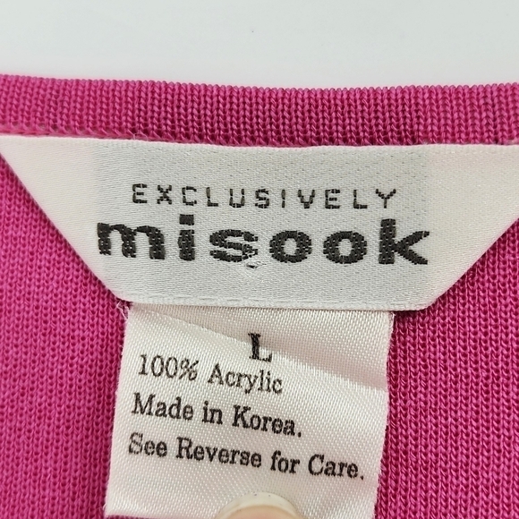 Exclusively Misook Tank Top Layering Pink Large - Picture 3 of 7